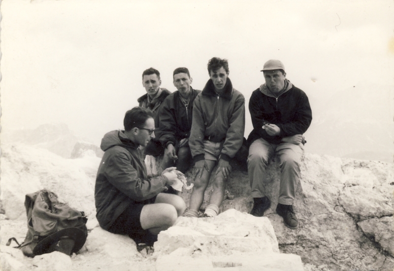 1961 Clan NSdStrada TV1°- CampoMobile Fiames-Travenanzes-Valparola PizBoè-Fedaia-Pordoi-Caprile.jpg