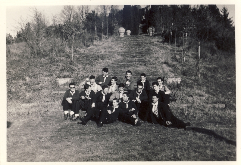 1964 GruppoTV2°-Clan LaQuercia - EserciziSpirituali - Monselice; foto di gurppo.jpg