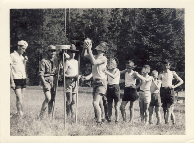 1959 rip smdr campo del ricordo vald'oten; Bruno Benvenuti arbrita un gioco .jpg