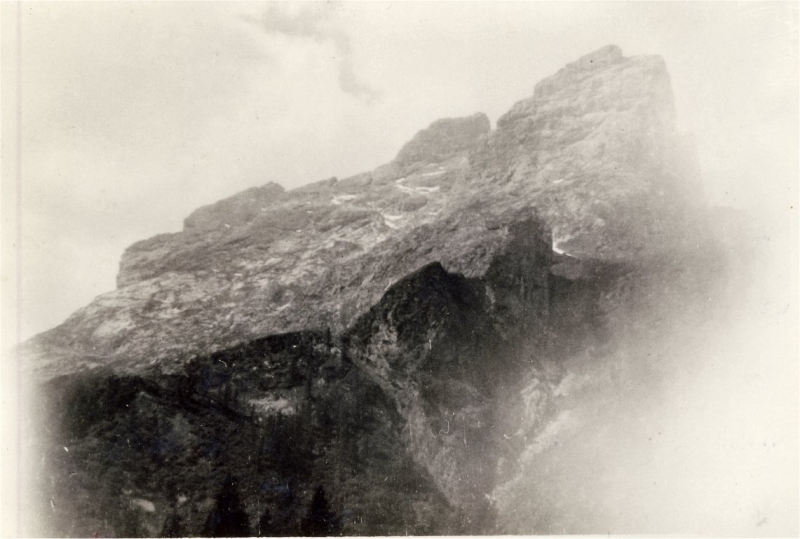 1963 gares-Campo acque tonanti-rip smdrovere-Vetta ripresa dal luogo dell'uscita del28-7-63.jpg