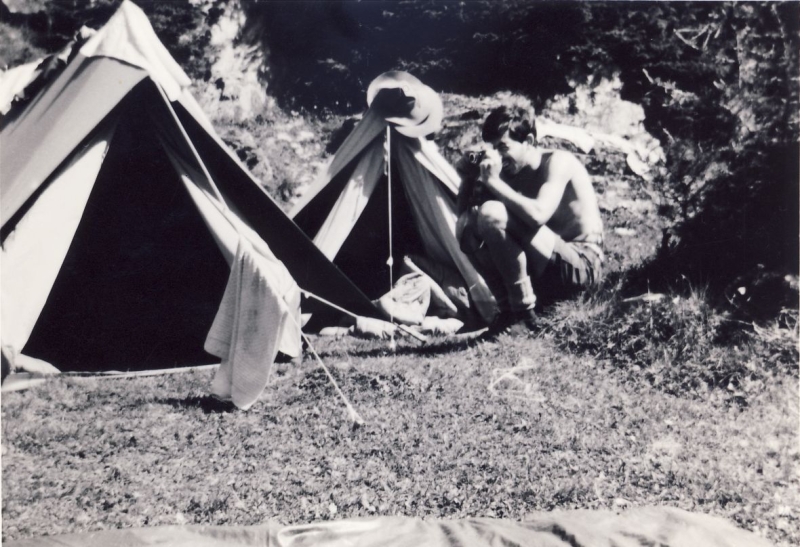 1970 clan la quercia -campo mobile fiames-alleghe - ultima mattina ad alleghe.jpg