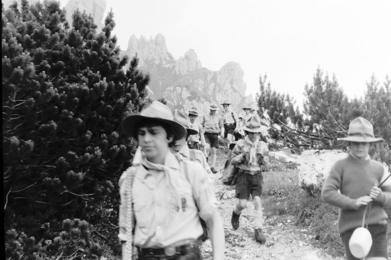 1973  rip s pioX - campo fiaccola accesa - Val da rin - uscita di rip al pian dei buoi 18.jpg