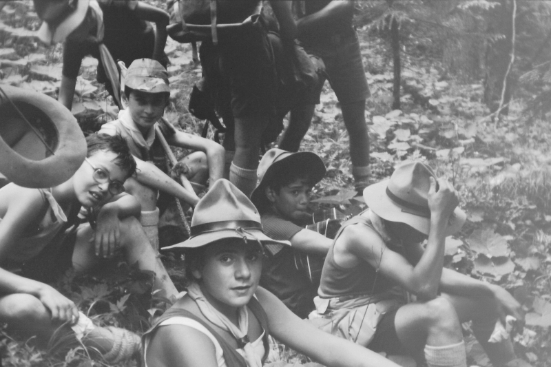 1973  rip s pioX - campo fiaccola accesa - Val da rin - uscita di rip al pian dei buoi 8.jpg