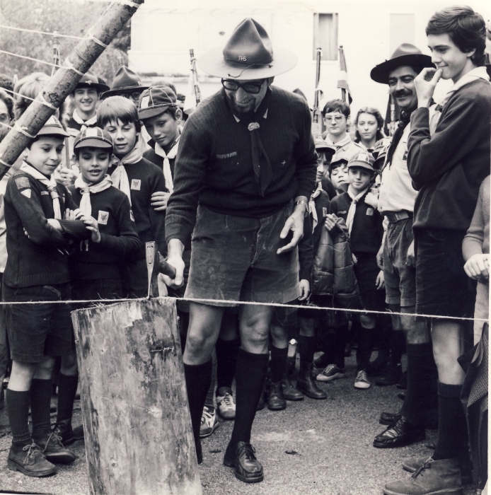 1981 Ventennale del Gruppo TV2 - inaugurazione da parte del Commissario di Distretto Franco Feder.jpg