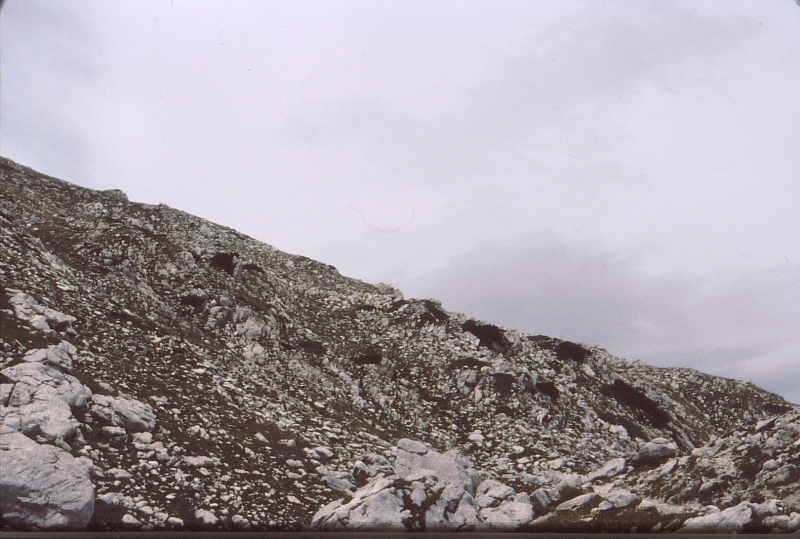 1982 Clan nuova strada - campo naz rover dei monti Ernici - 30 attraversamento della Camosciara.jpg