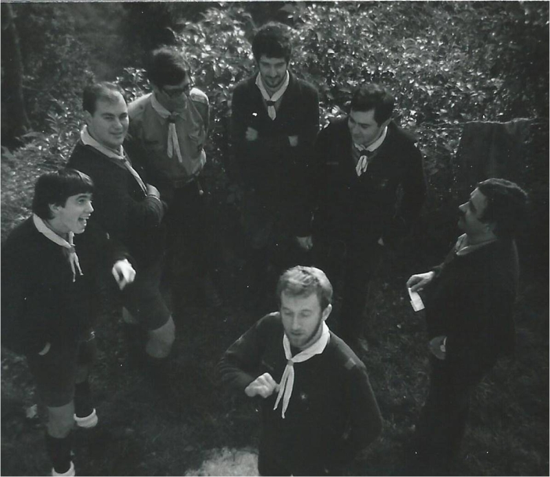 1983 Gruppo TV2° - uscita capi a Schievenin 1.jpg