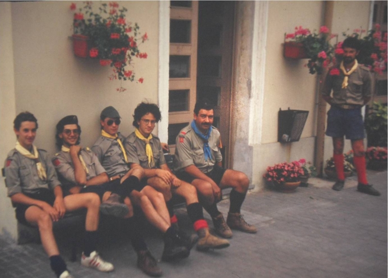 1986 Clan nuova strada sPioX-TV2° -campo mobile val Resia - Friuli 06.jpg