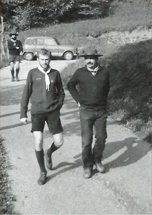 1983 Gruppo TV2° - uscita capi a Schievenin 5.jpg