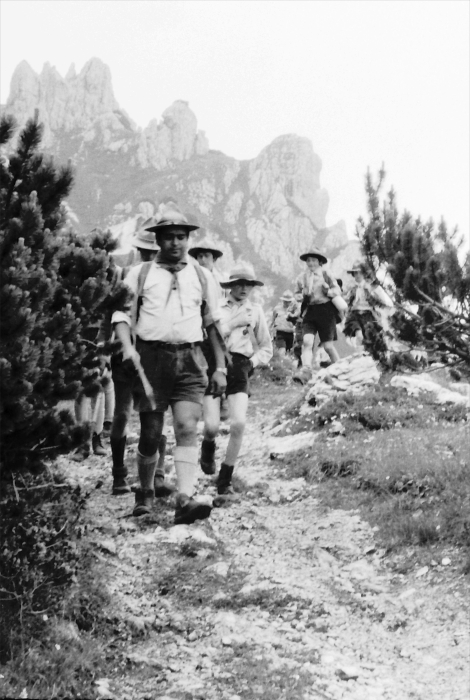 1973  rip s pioX - campo fiaccola accesa - Val da rin - uscita di rip al pian dei buoi 17.jpg