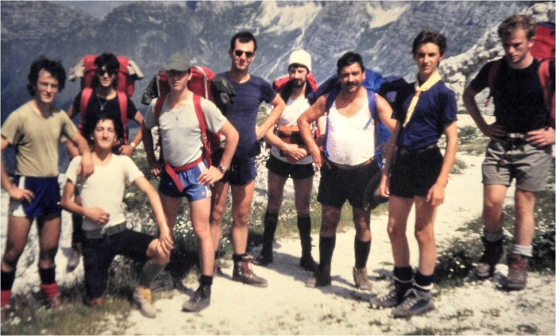 1986 Clan nuova strada sPioX-TV2° -campo mobile val Resia - Friuli 07.jpg